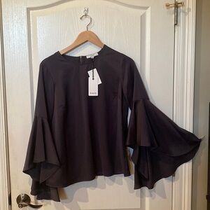 Ro & De Nordstrom rack Sz S voluminous ruffled long sleeve top